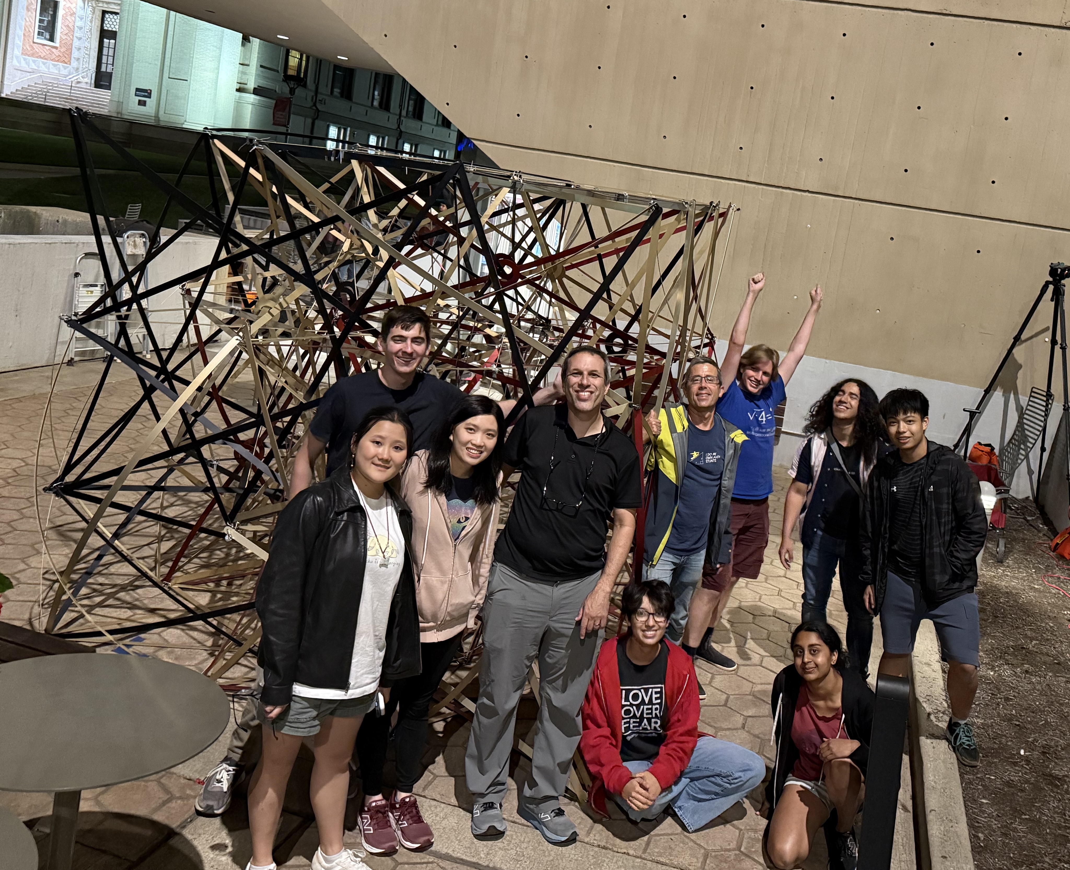 Group photo of the builders